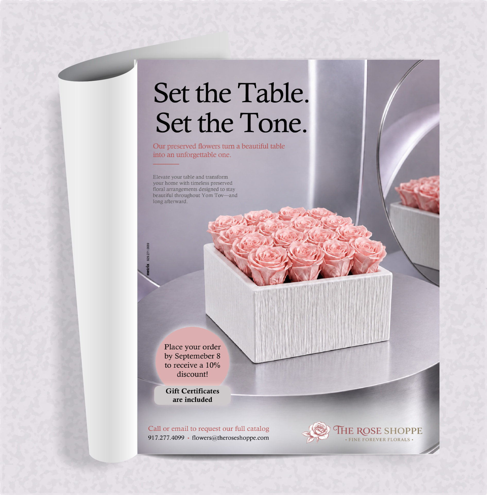 Set the Table. Set the Tone.